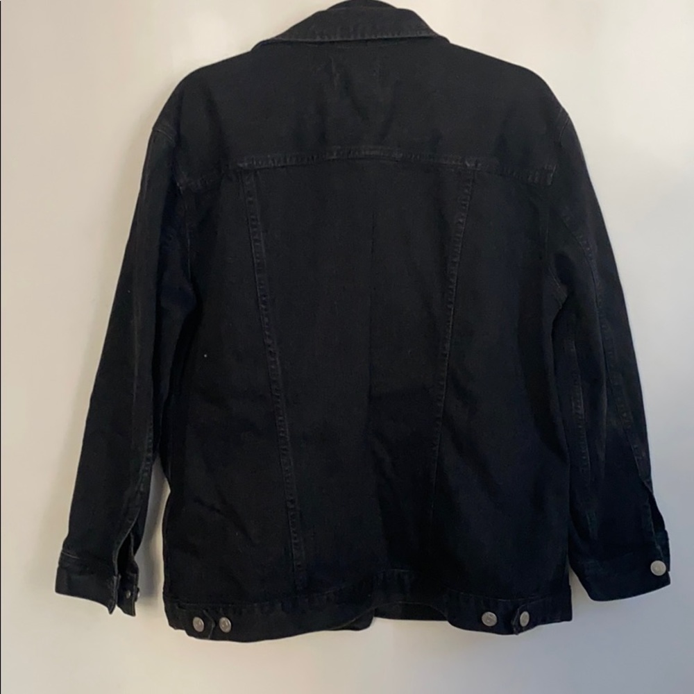 Madewell Black Denim Jean Jacket - Picture 5 of 11